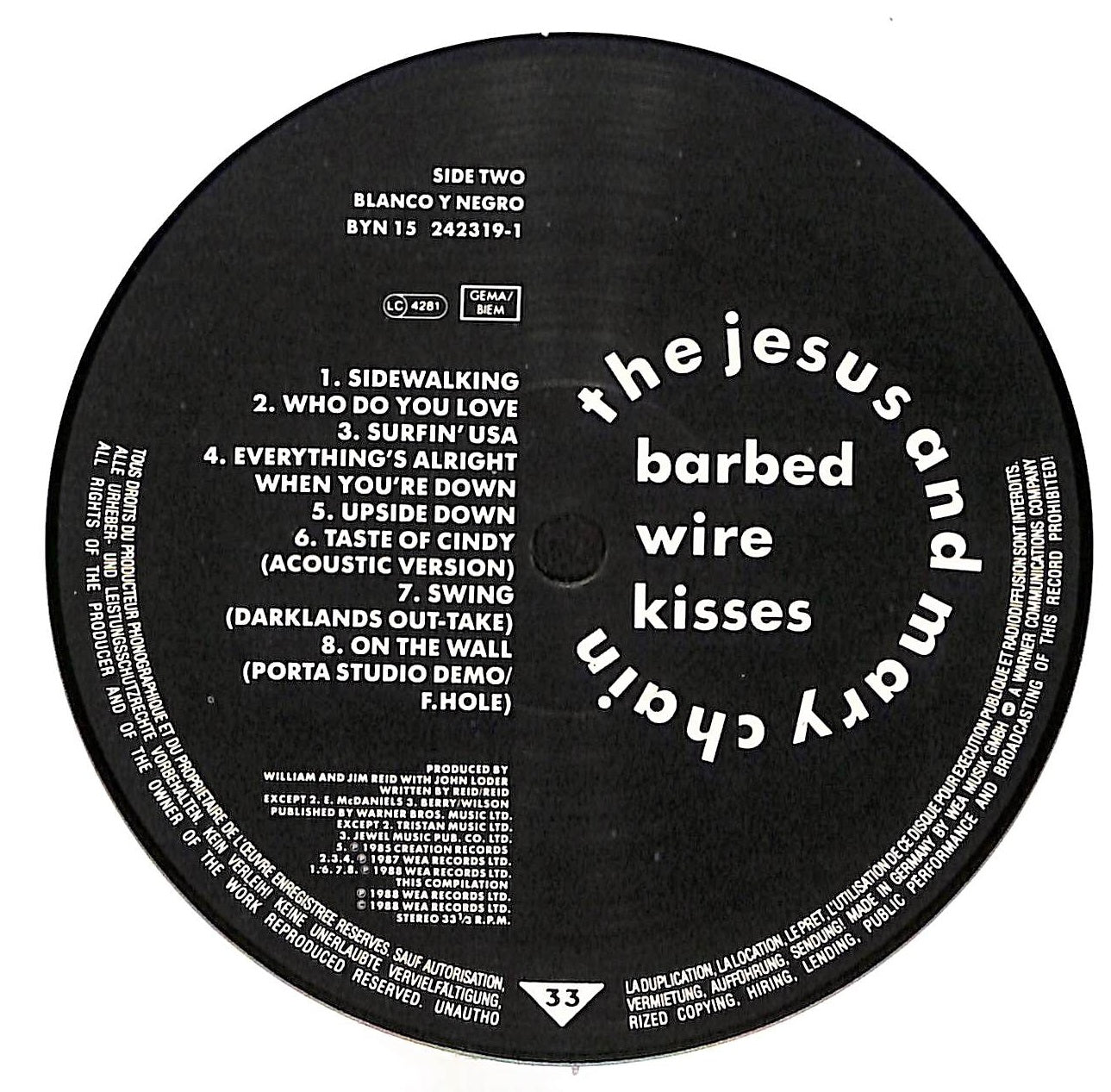 Barbed Wire Kisses (B-Sides And More)