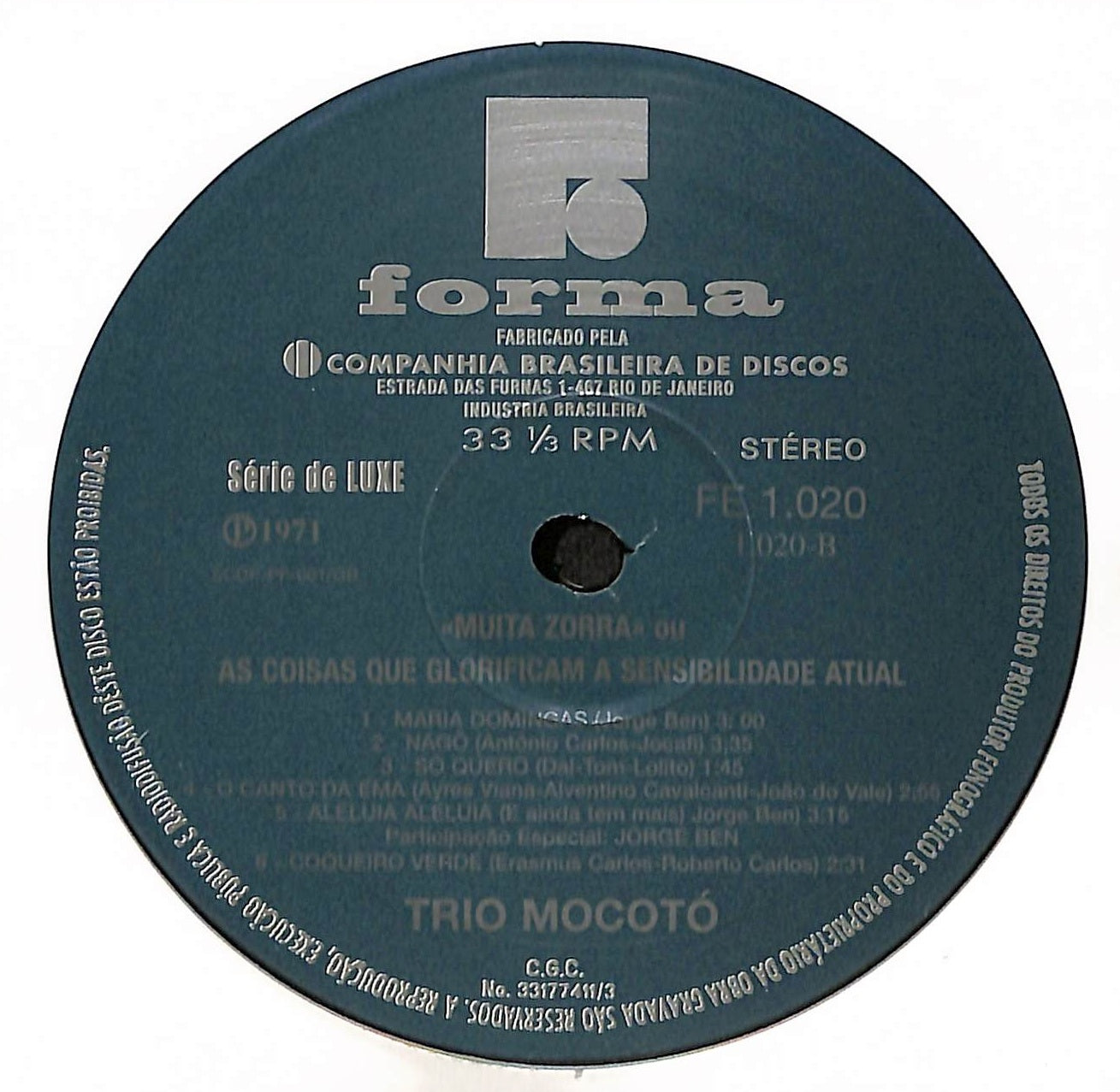 Muita Zorra! (...São Coisas Que Glorificam A Sensibilidade Atual)