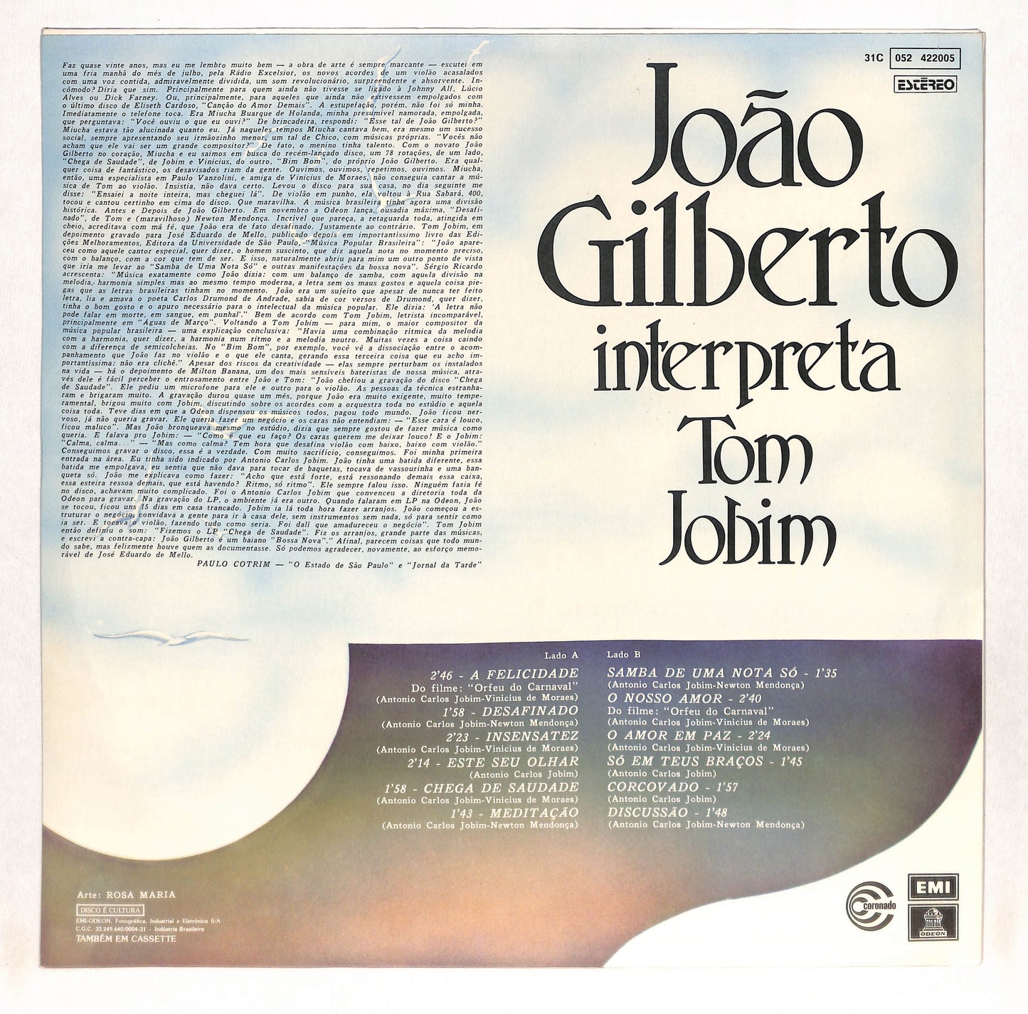 João Gilberto Interpreta Tom Jobim