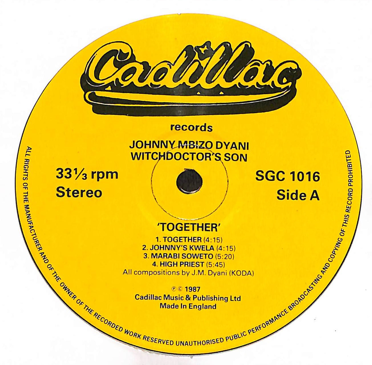 Witchdoctor's Son 'Together'