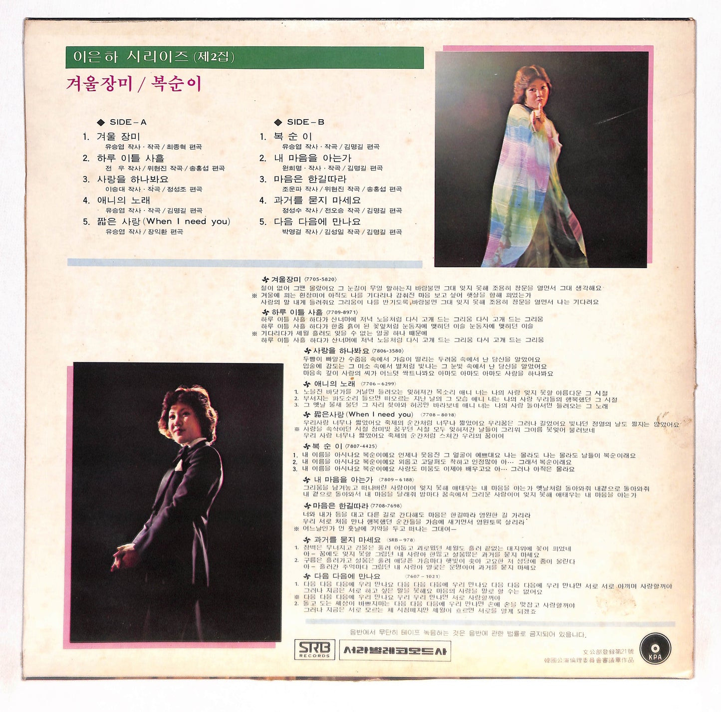 겨울 장미/복순이