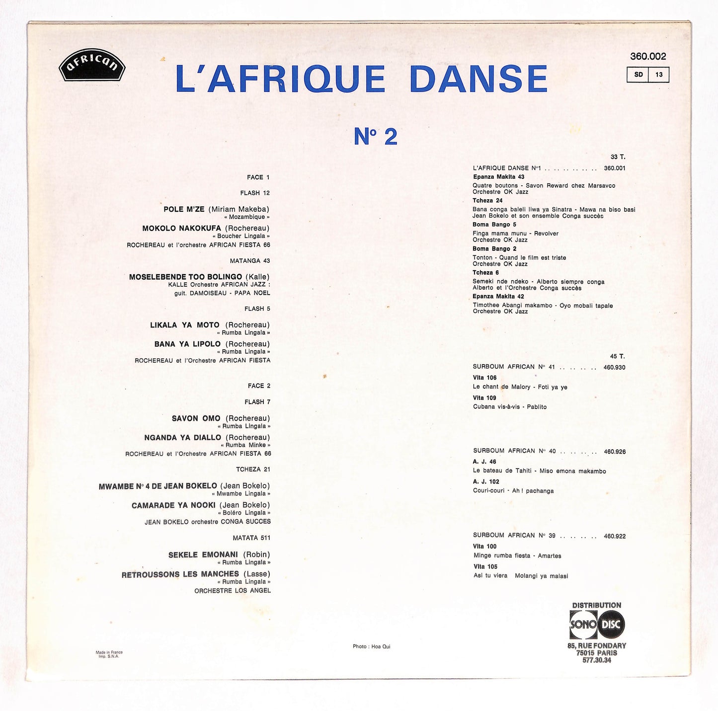 L'Afrique Danse No. 2