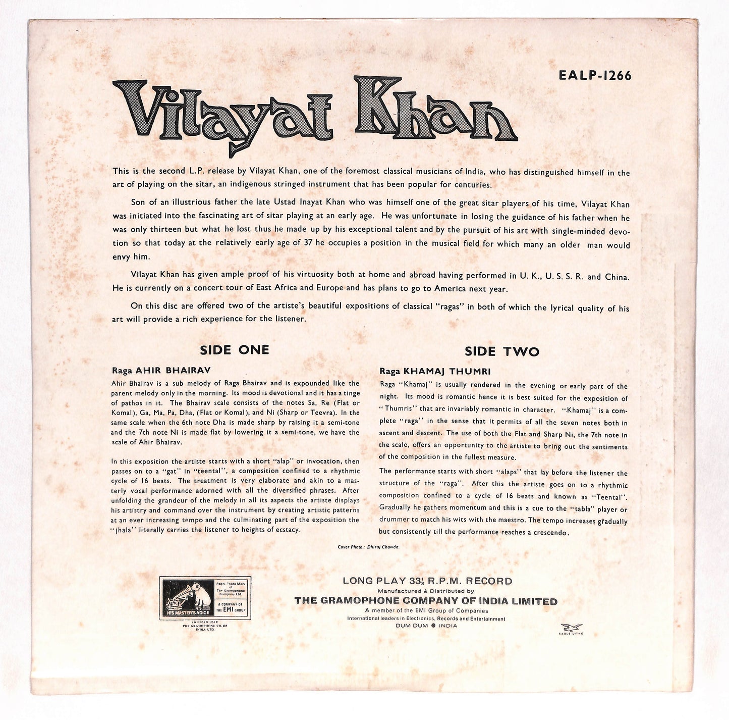The Genius Of Vilayat Khan