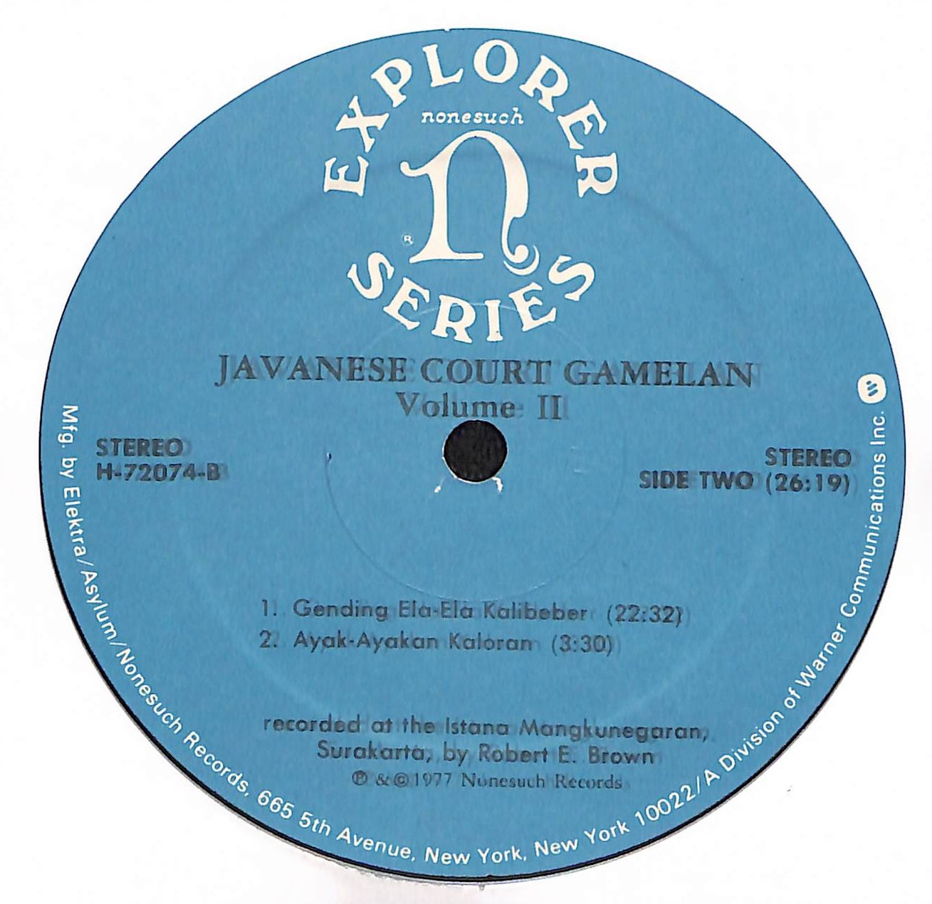 Javanese Court Gamelan Volume II