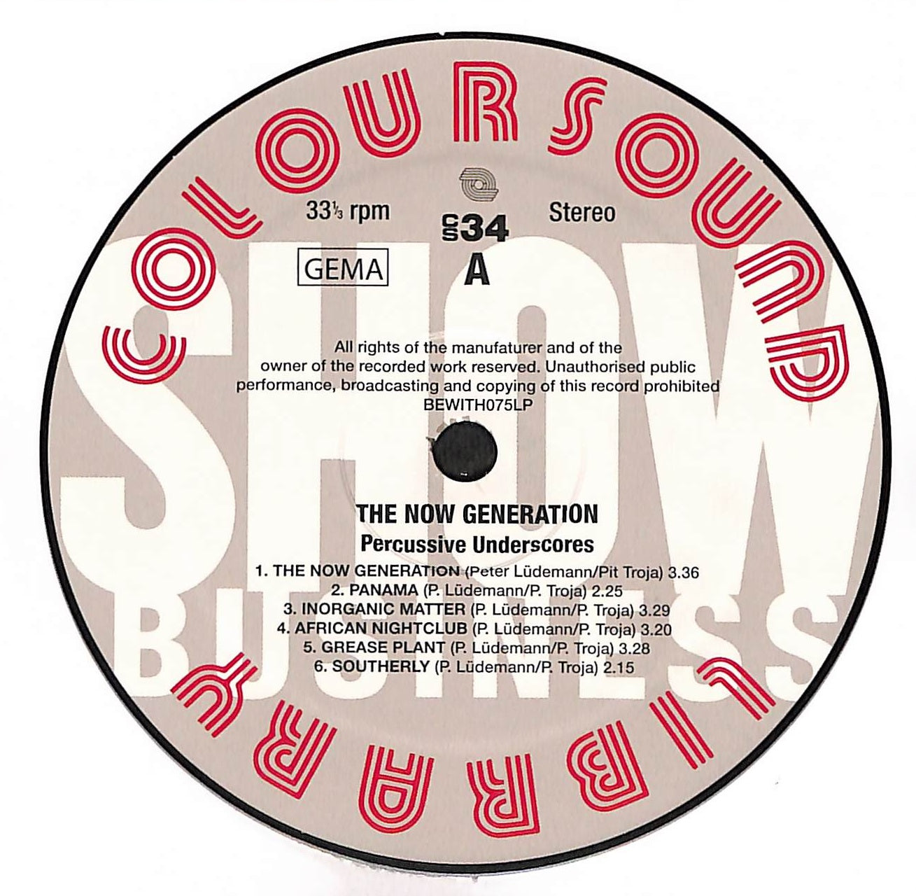 The Now Generation (Percussive Underscores)