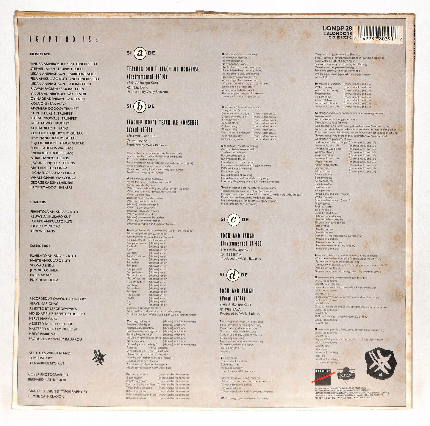 Teacher Don't Teach Me Nonsense