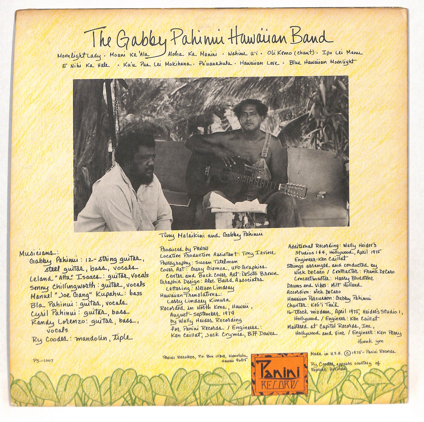 The Gabby Pahinui Hawaiian Band