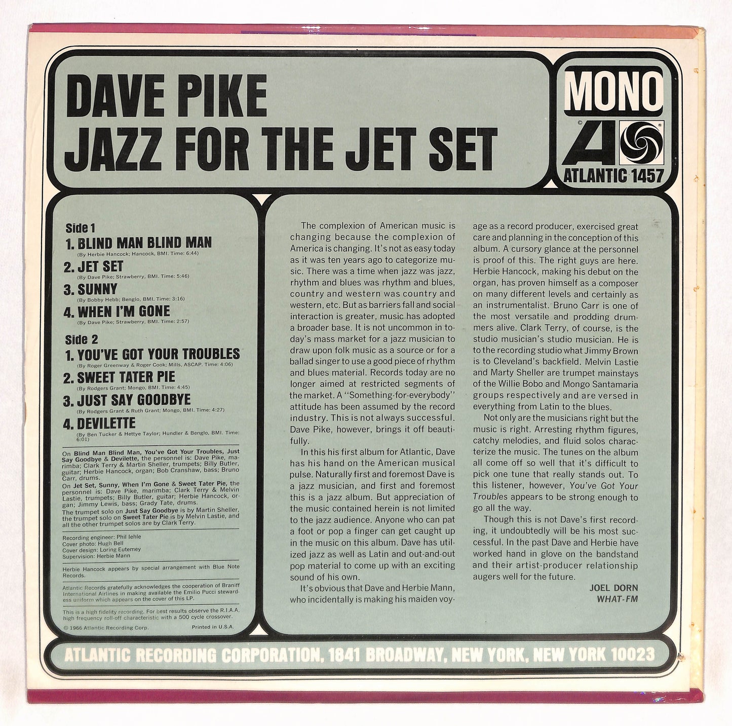 Jazz For The Jet Set