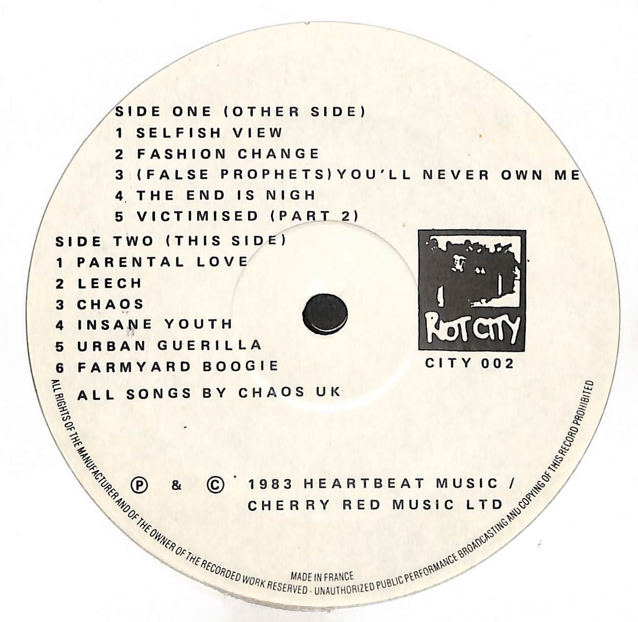 Chaos U.K. LP