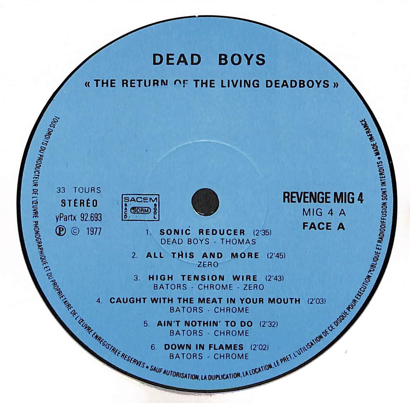 The Return Of The Living Dead Boys