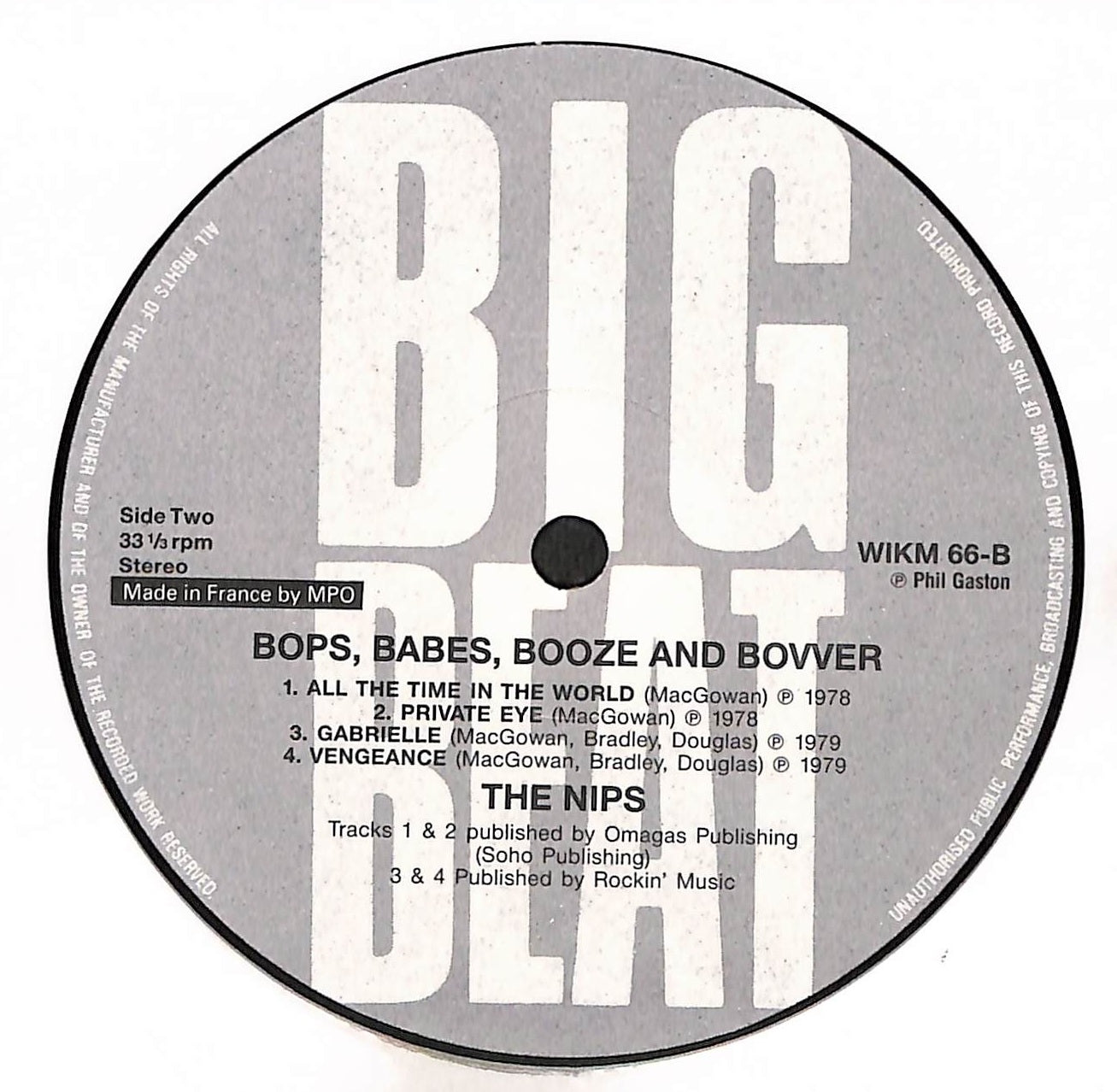 Bops, Babes, Booze & Bovver