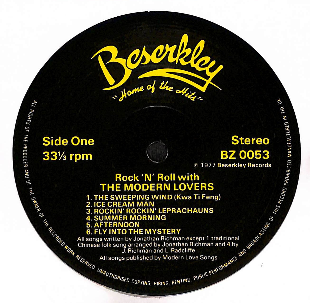 Rock 'N' Roll With The Modern Lovers