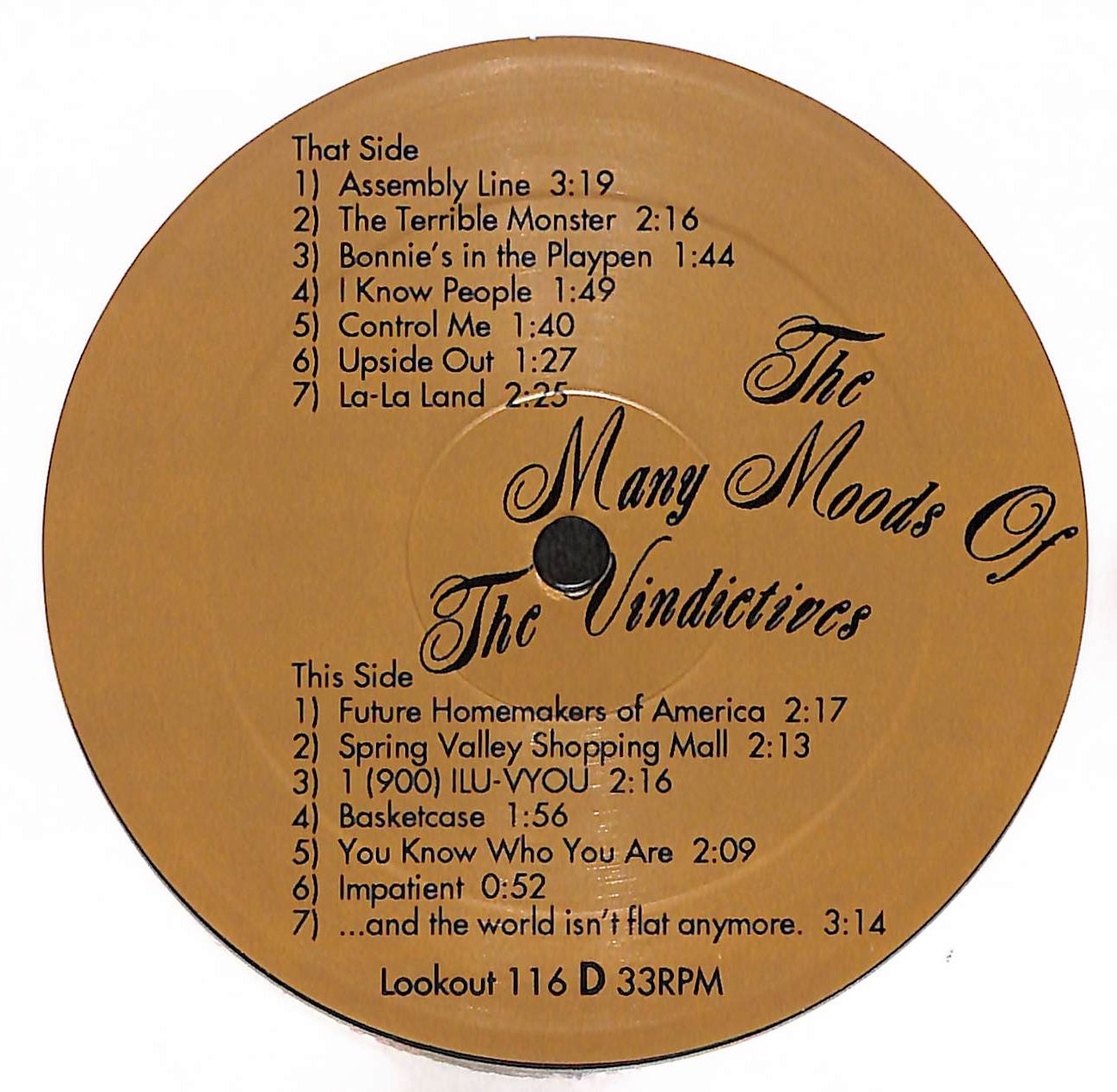 The Many Moods Of The Vindictives