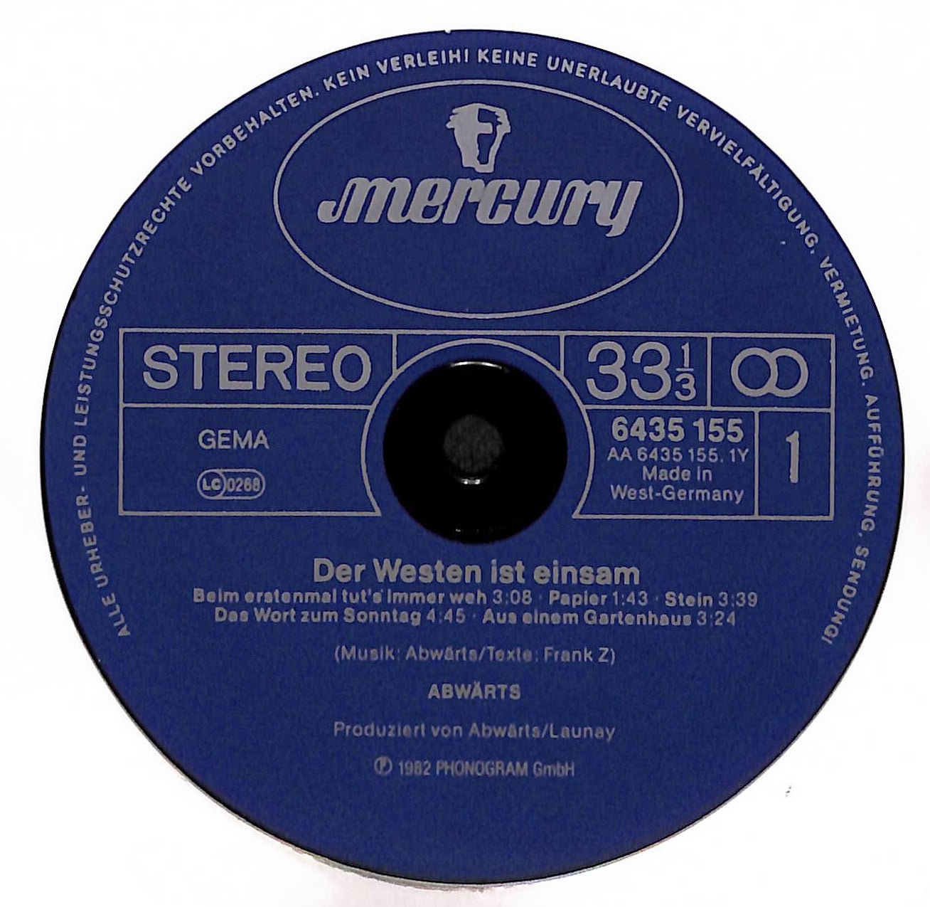 Der Westen Ist Einsam