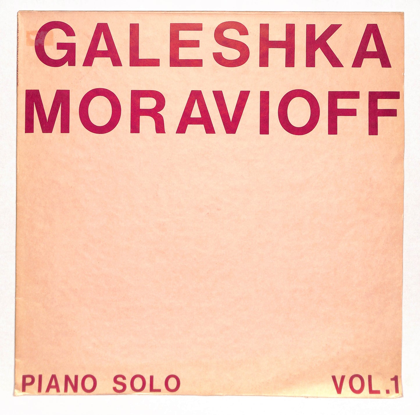 Piano Solo Vol. 1 Musiques Plastiques