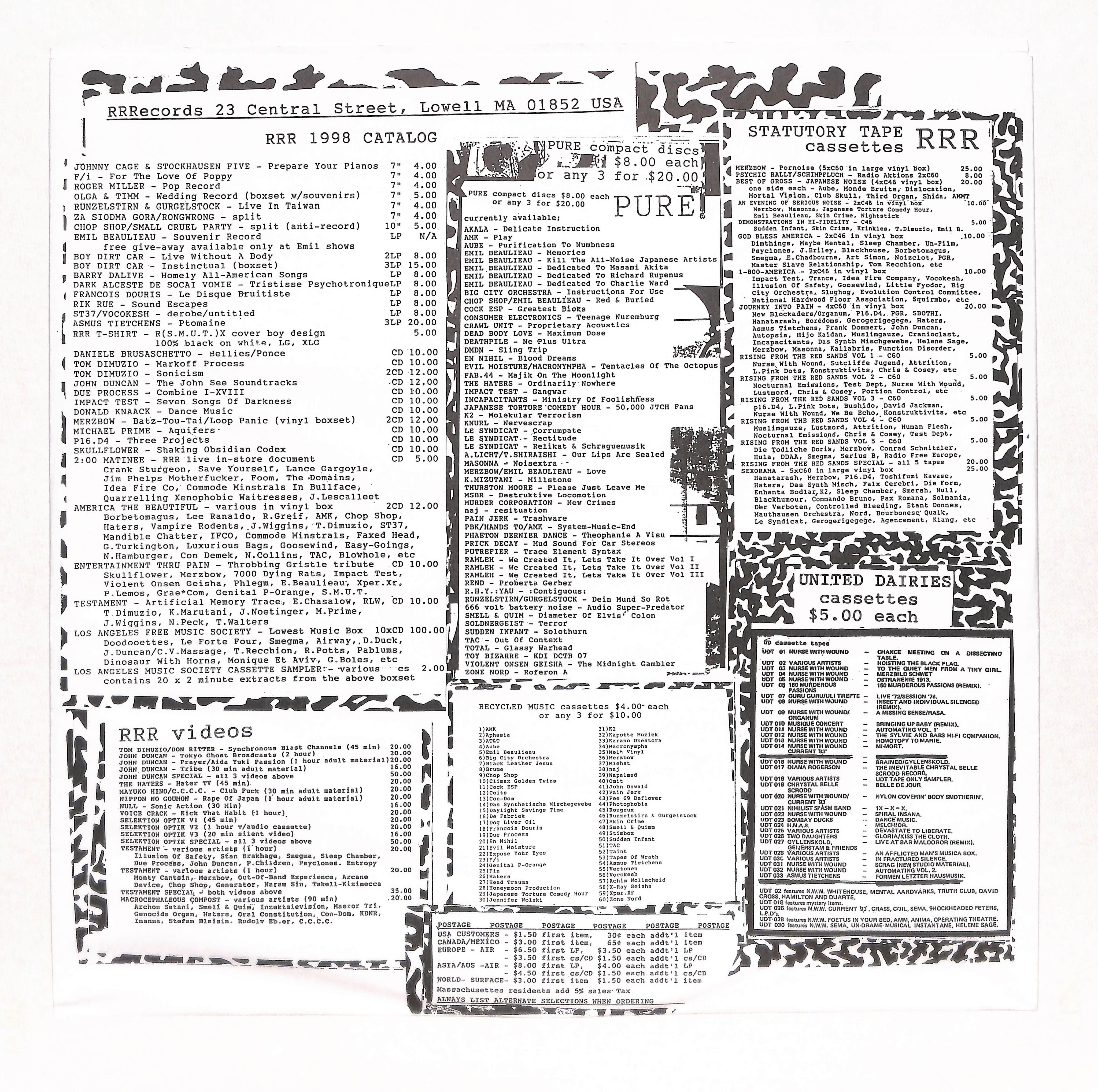 RRR 500 (Various 500 Lock-Grooves By 500 Artists) – ELLA ONLINE