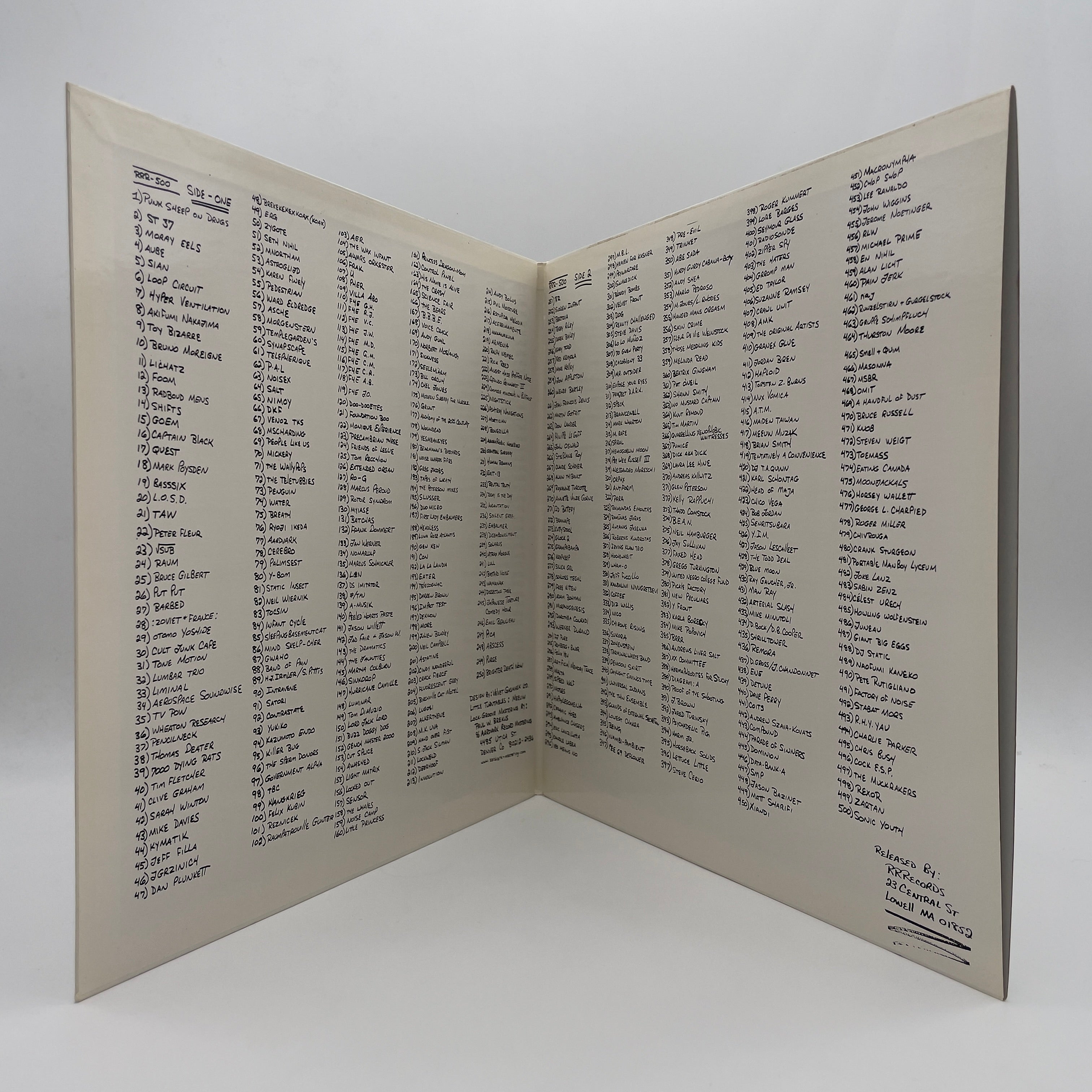 RRR 500 (Various 500 Lock-Grooves By 500 Artists) – ELLA ONLINE