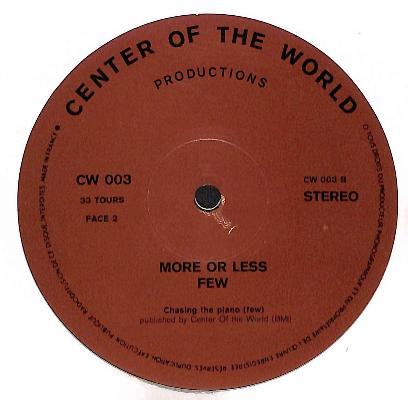More Or Less Few