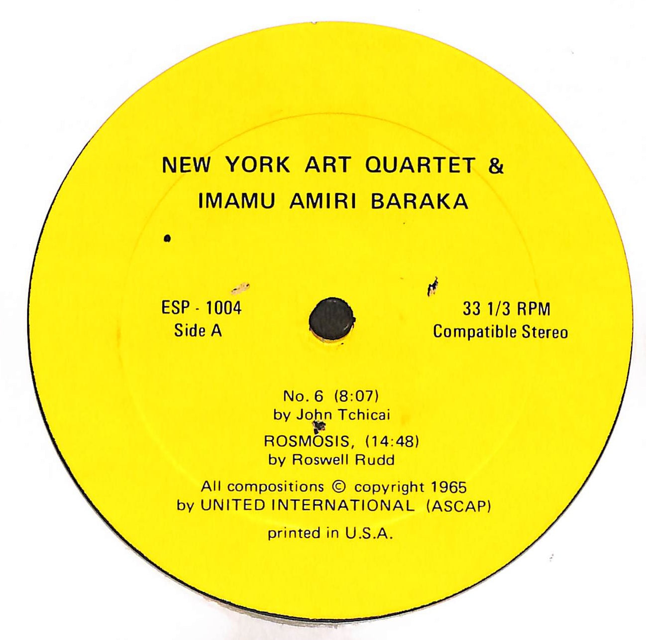 New York Art Quartet & Imamu Amiri Baraka