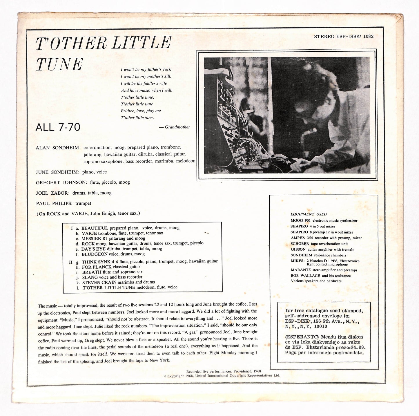 T'Other Little Tune