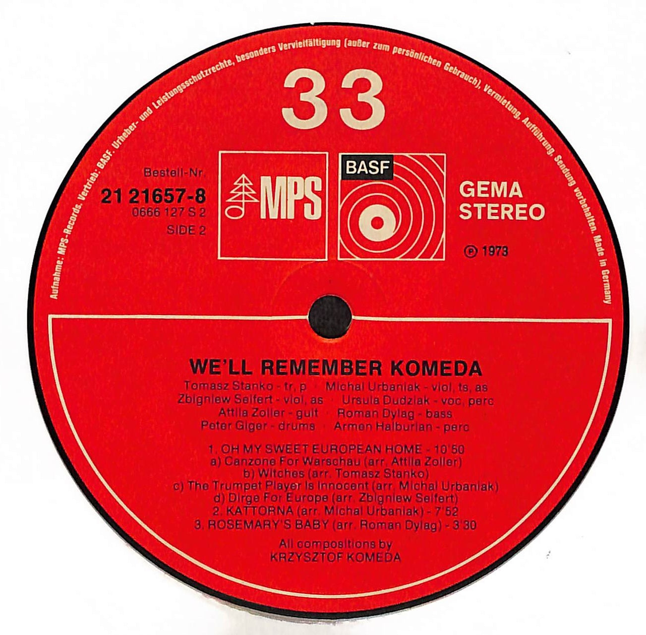 We'll Remember Komeda