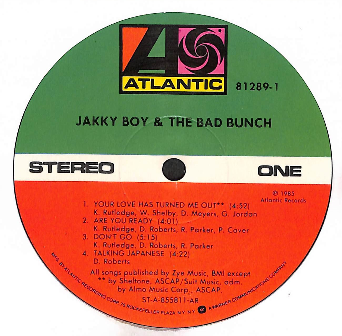 Jakky Boy & The Bad Bunch