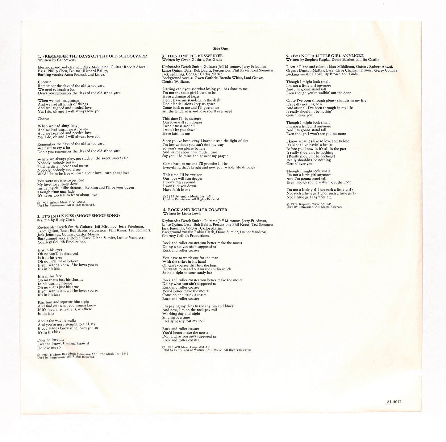 Not A Little Girl Anymore