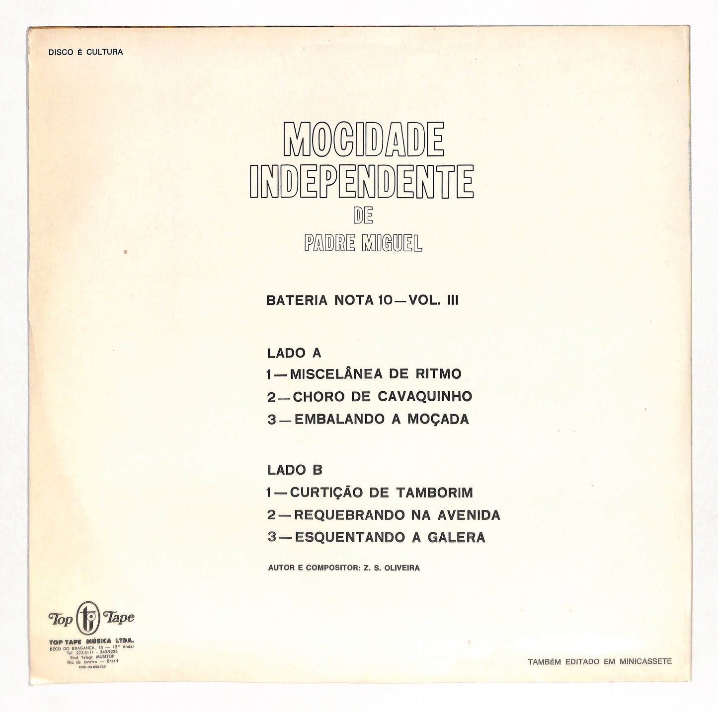Bateria Nota 10 Vol III