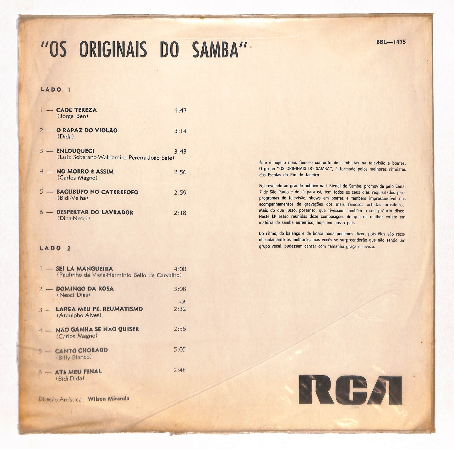 Os Originais Do Samba