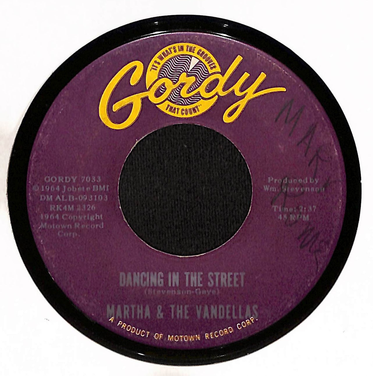 Dancing In The Street