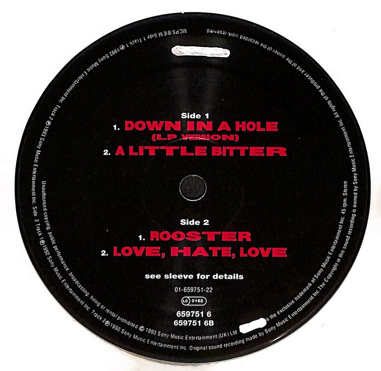 Down In A Hole