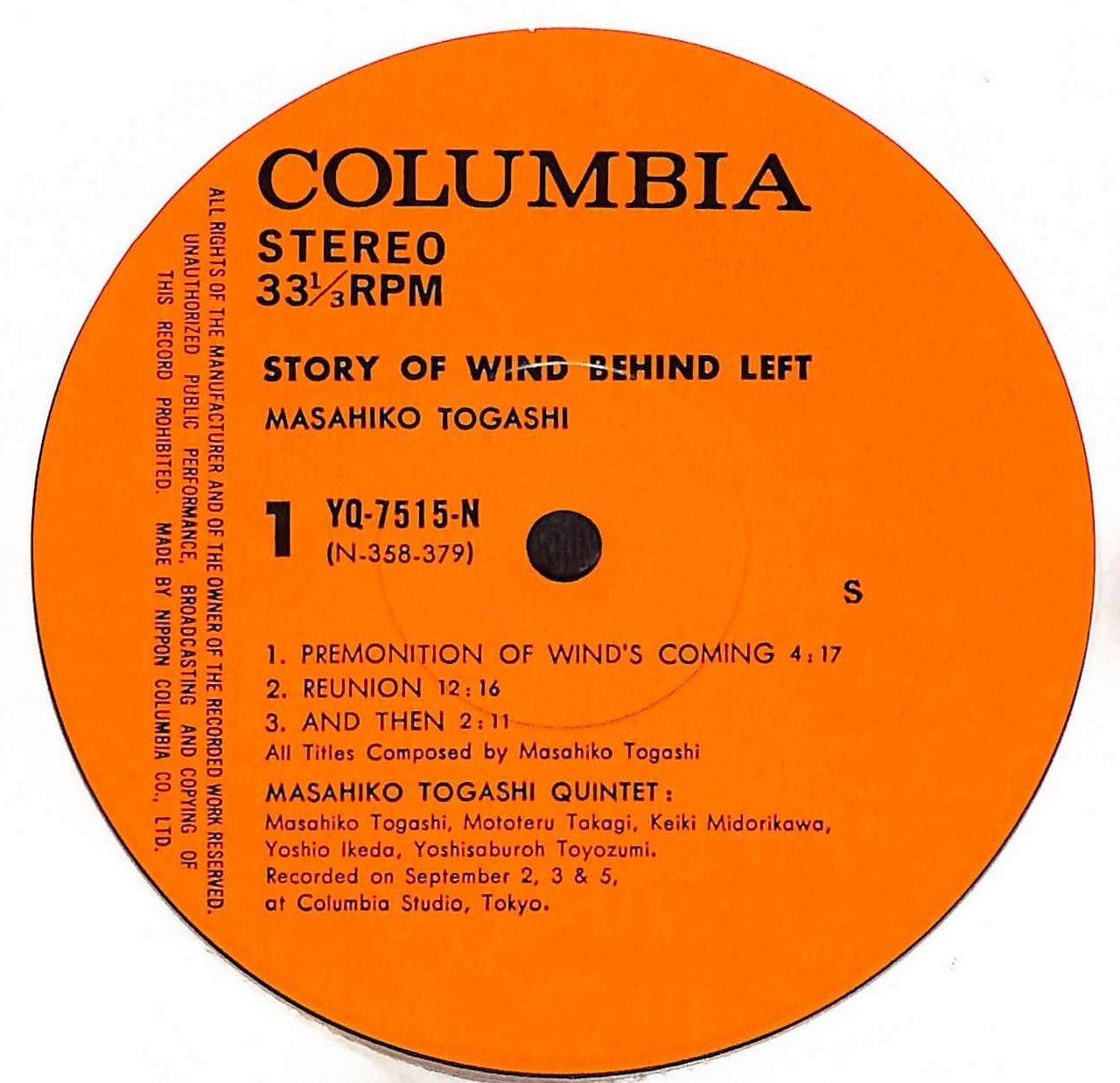 Story Of Wind Behind Left