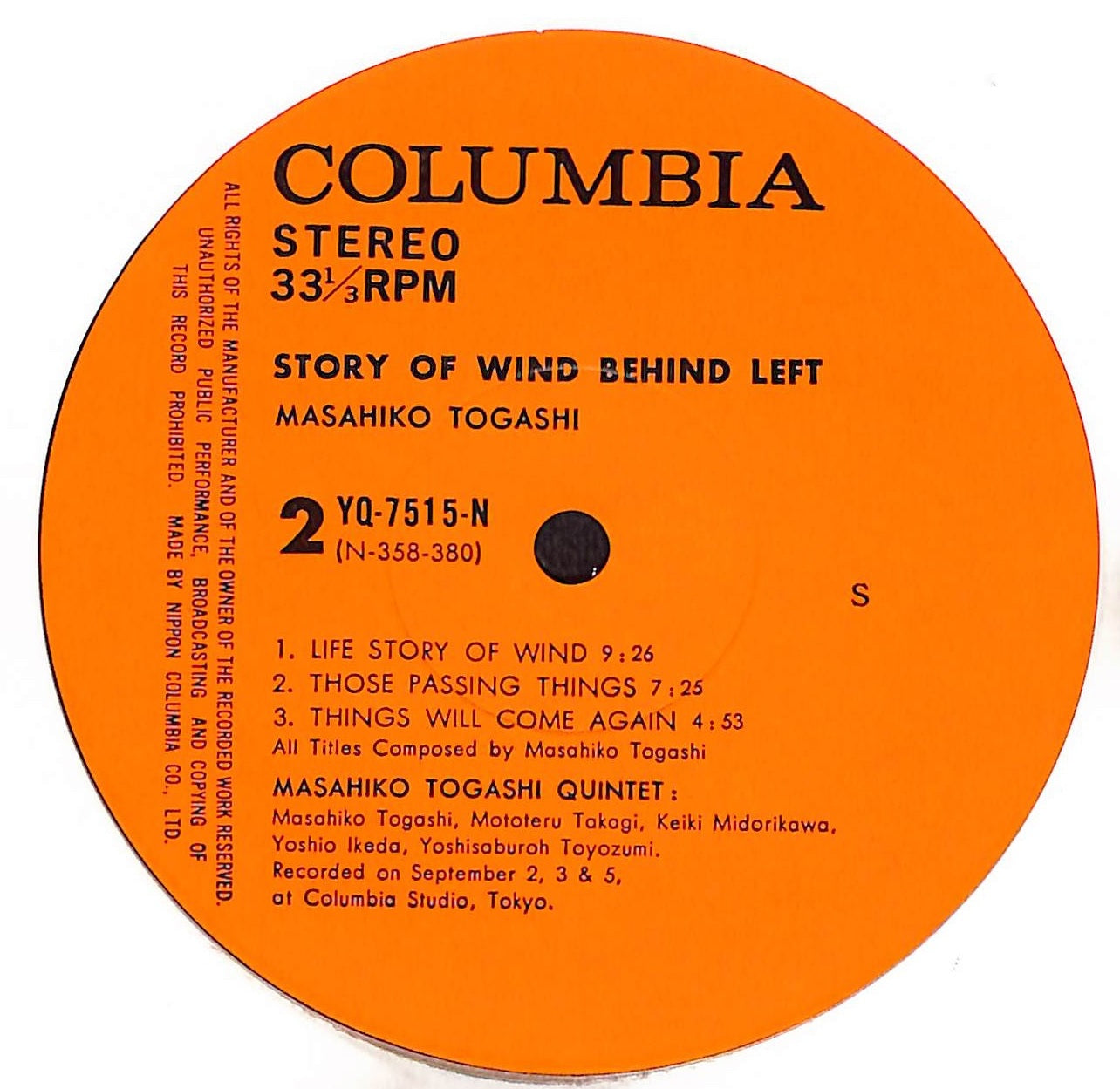 Story Of Wind Behind Left