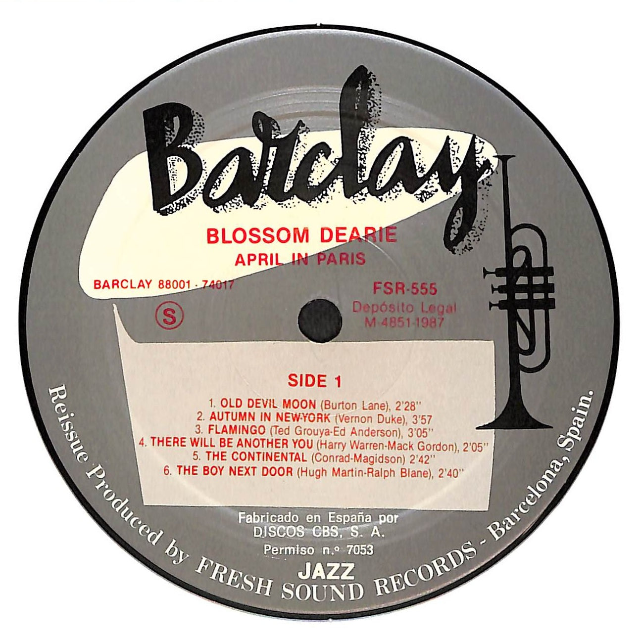 Blossom Dearie Plays "April In Paris"
