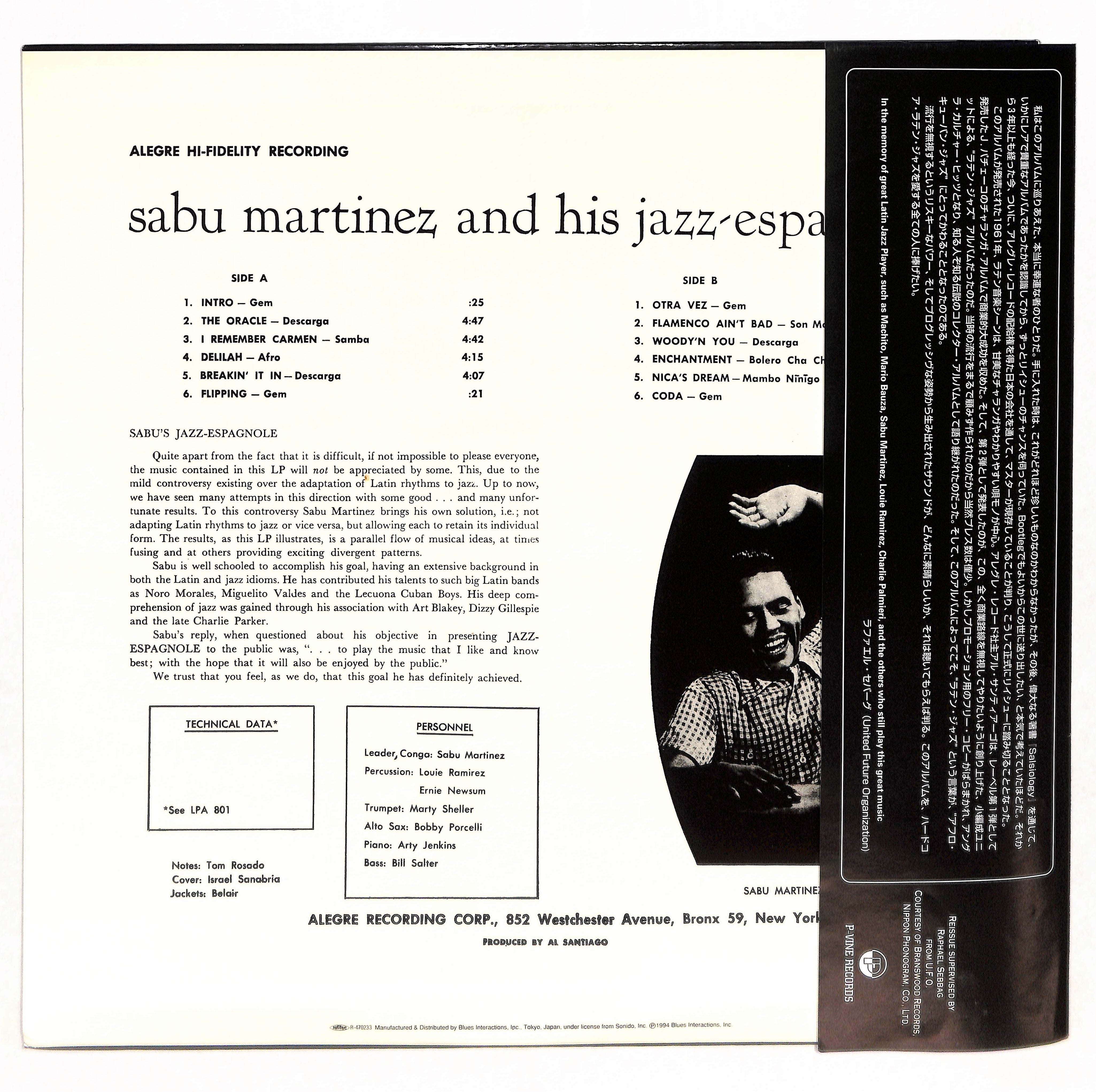 Sabu's Jazz Espagnole – ELLA ONLINE