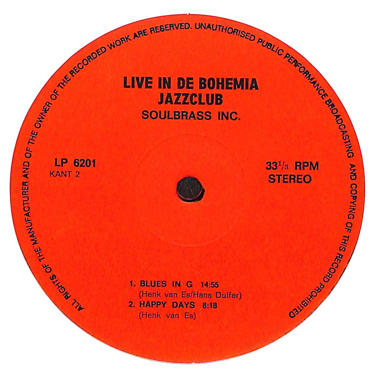Live At The Bohemia Jazzclub
