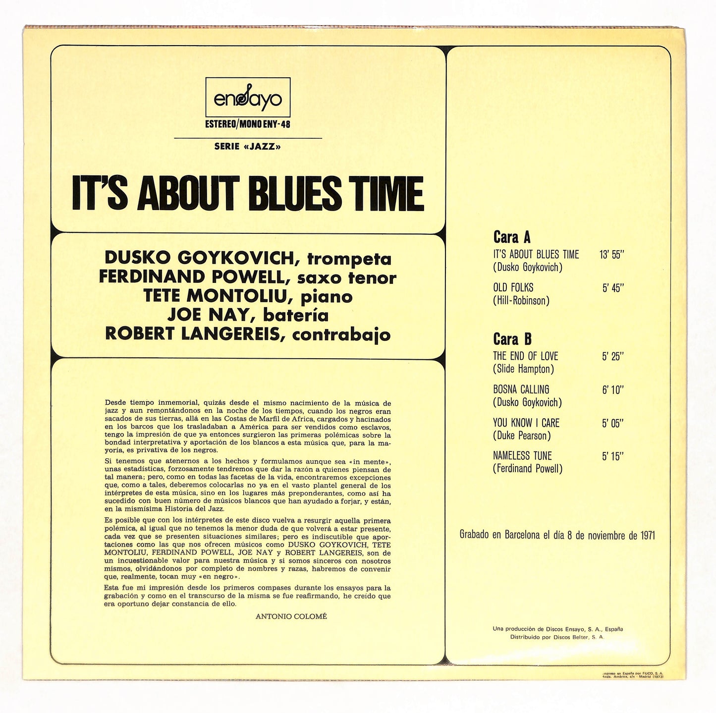 It's About Blues Time