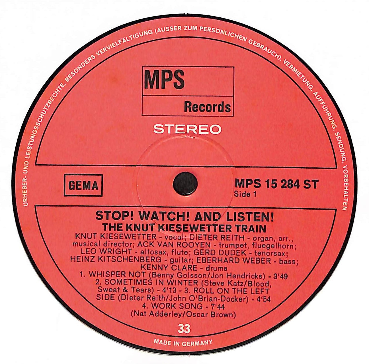 Stop! Watch! And Listen!