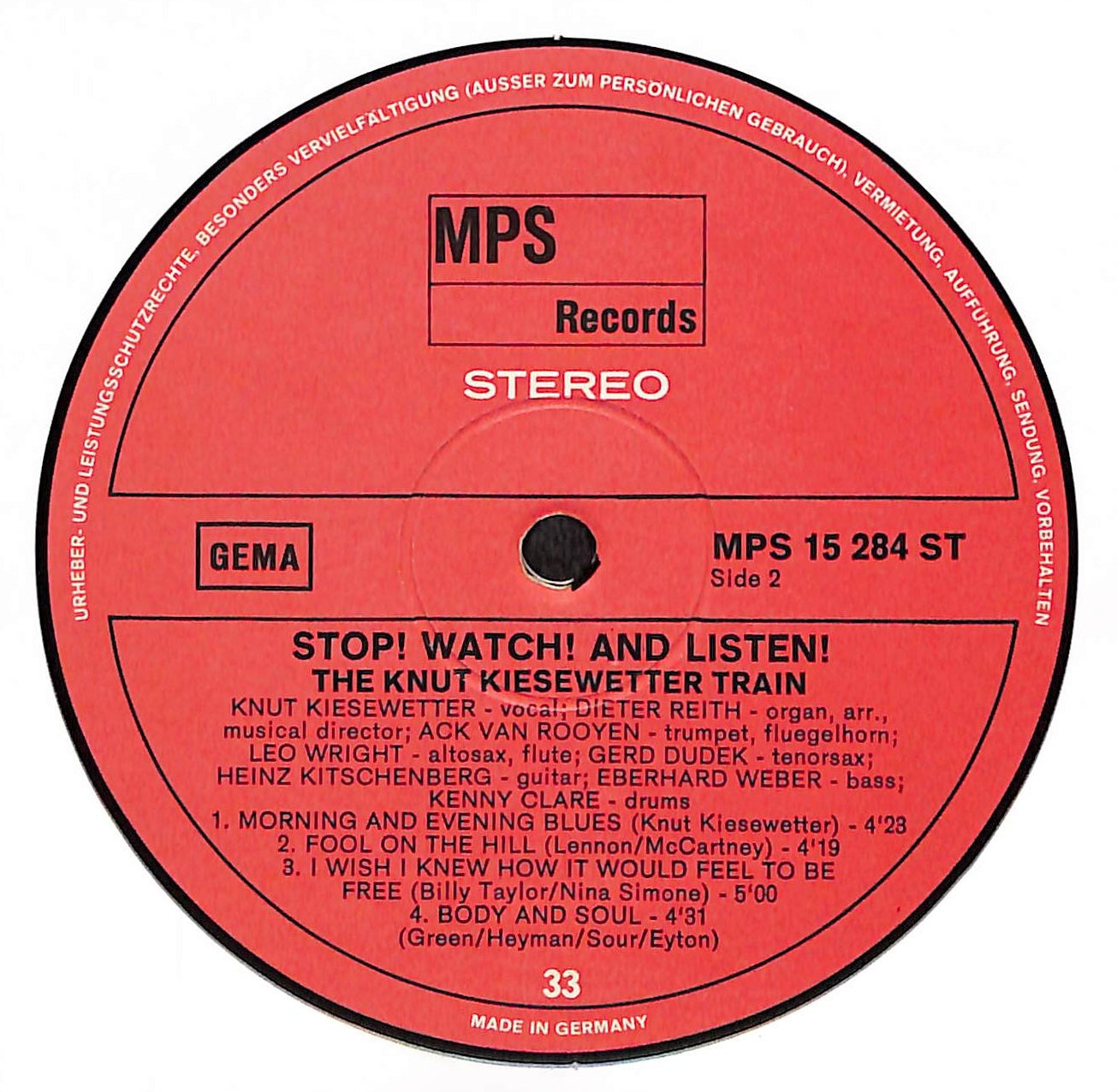 Stop! Watch! And Listen!