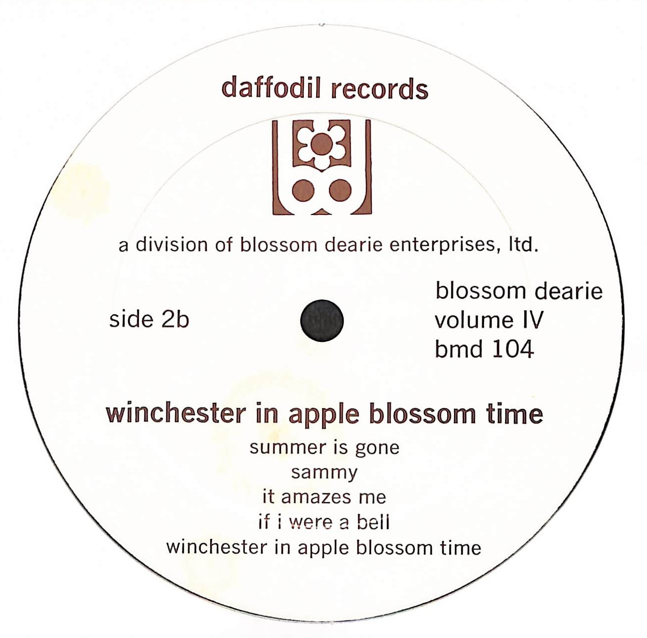 Volume IV Winchester In Apple Blossom Time