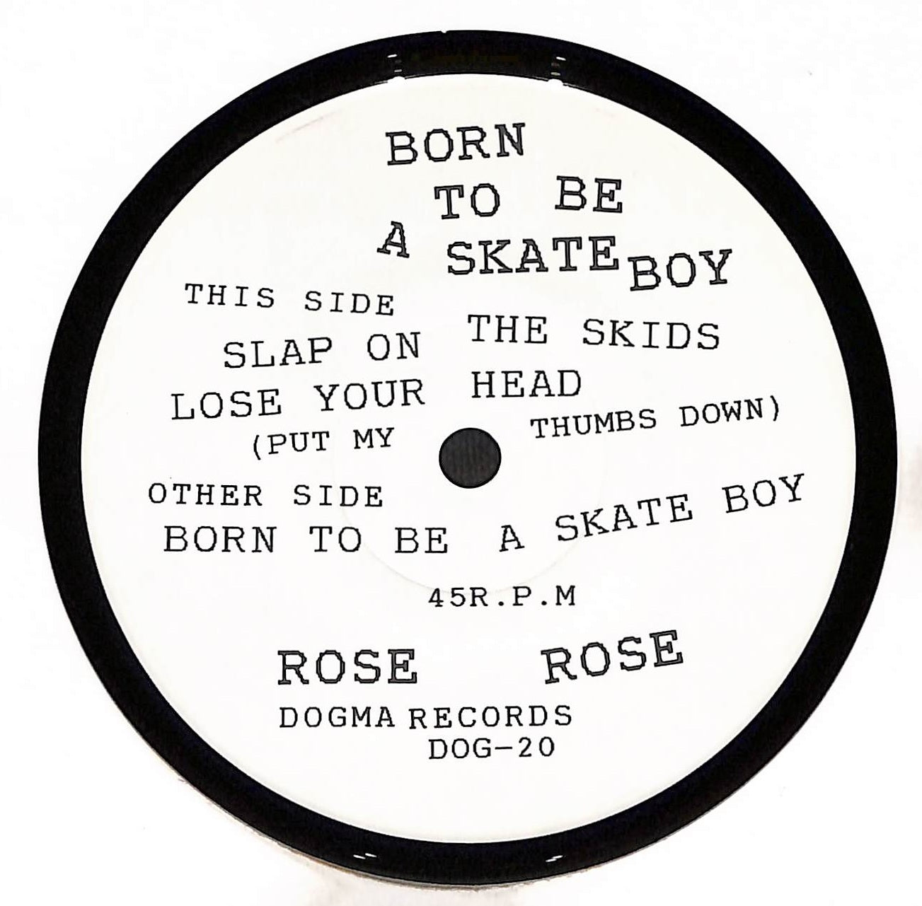 Born To Be A Skate Boy