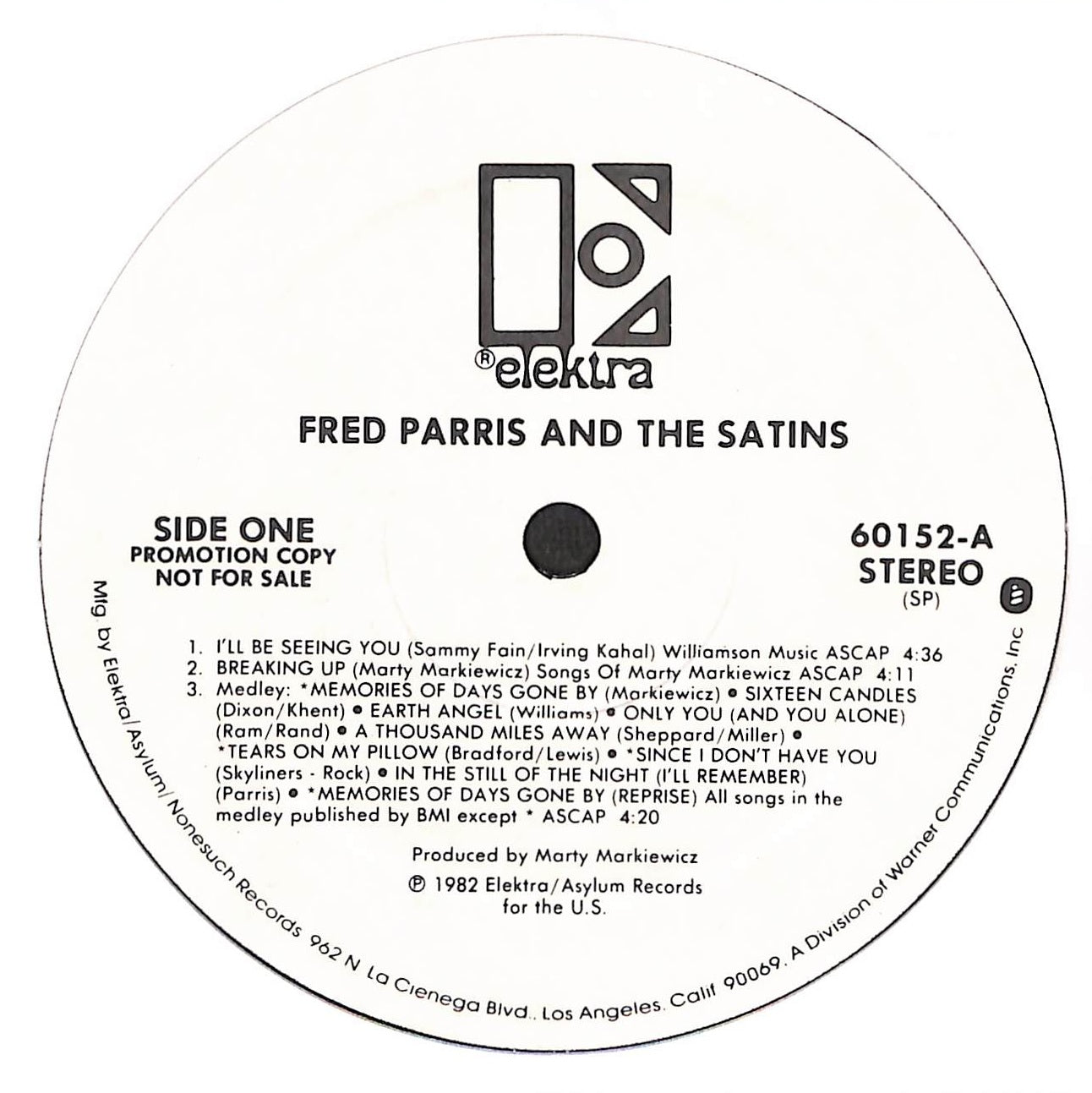 Fred Parris And The Satins