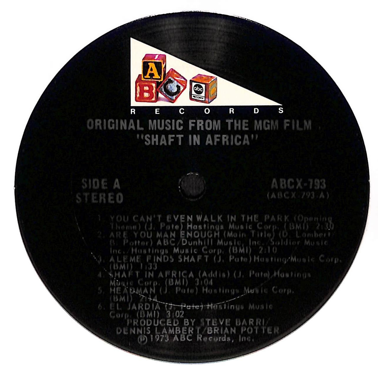 Original Music From The MGM Film "Shaft In Africa"