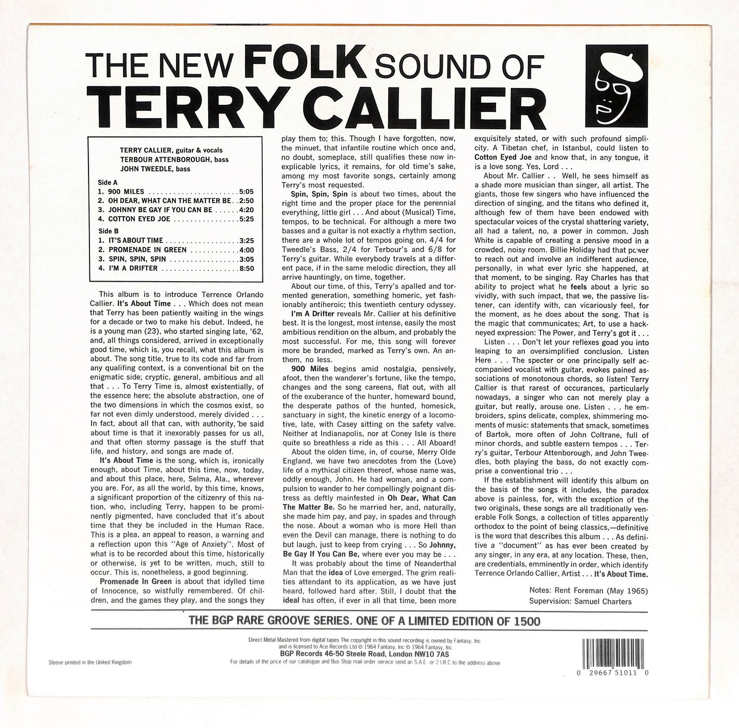 The New Folk Sound Of Terry Callier