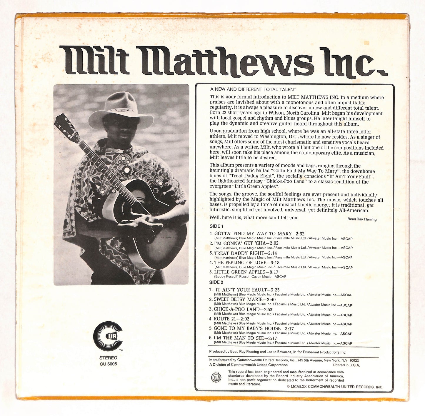 Milt Matthews Inc.