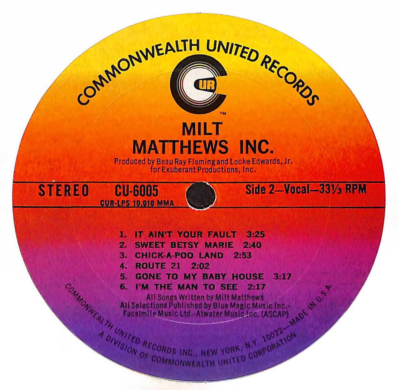 Milt Matthews Inc.