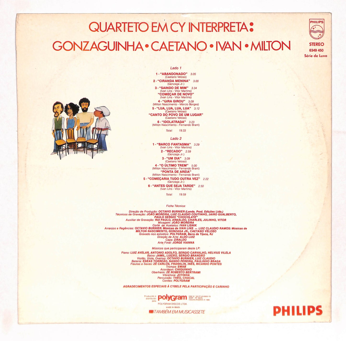 Quarteto Em Cy Interpreta: Gonzaguinha, Caetano, Ivan, Milton