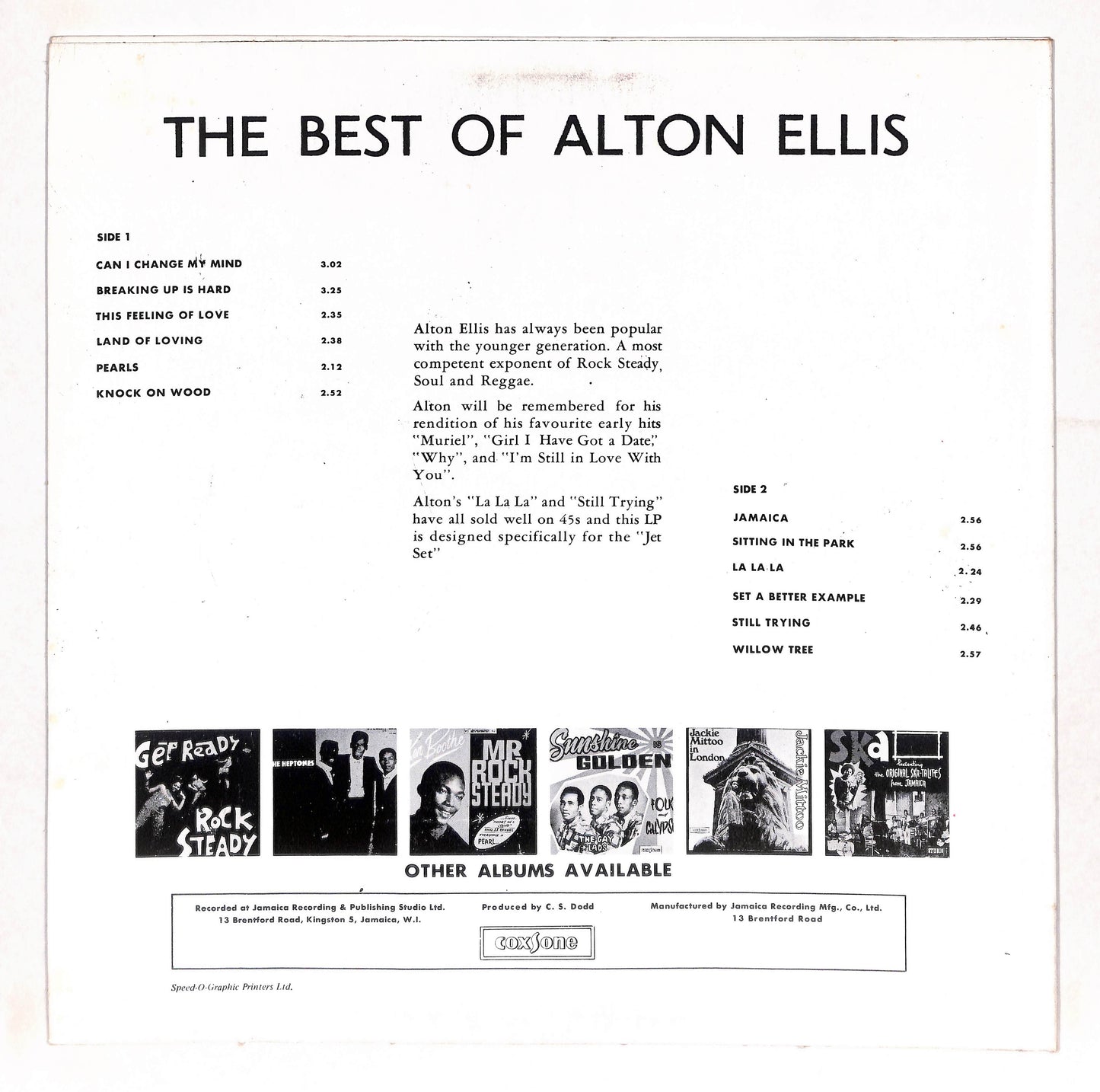 The Best Of Alton Ellis