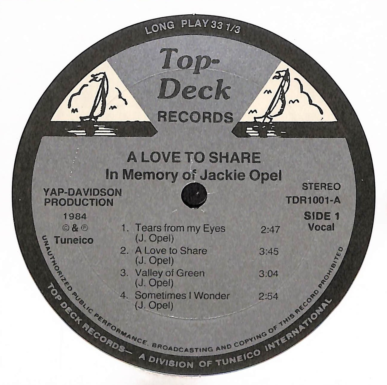 A Love To Share (In Memory Of Jackie Opel)