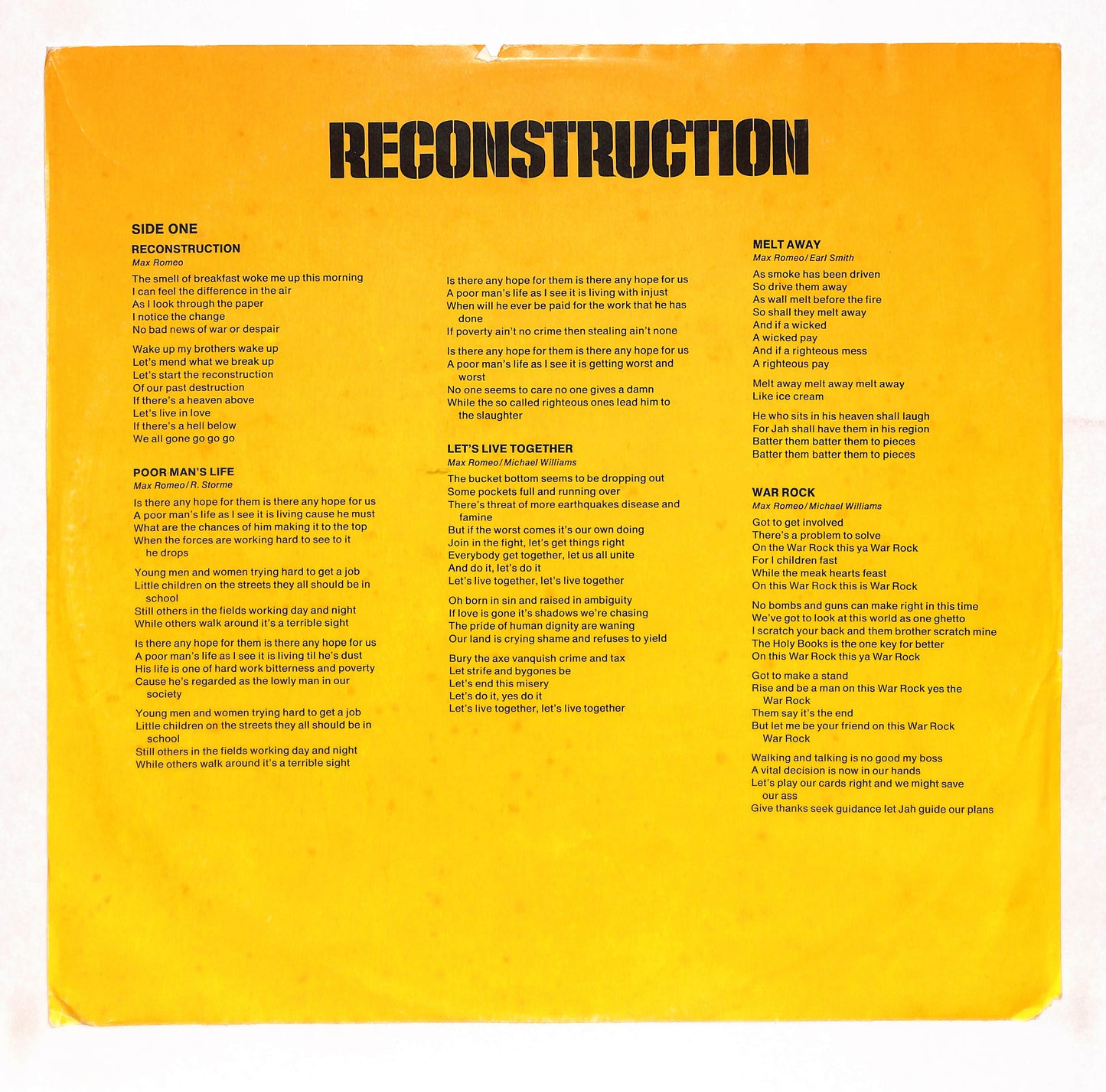 Reconstruction